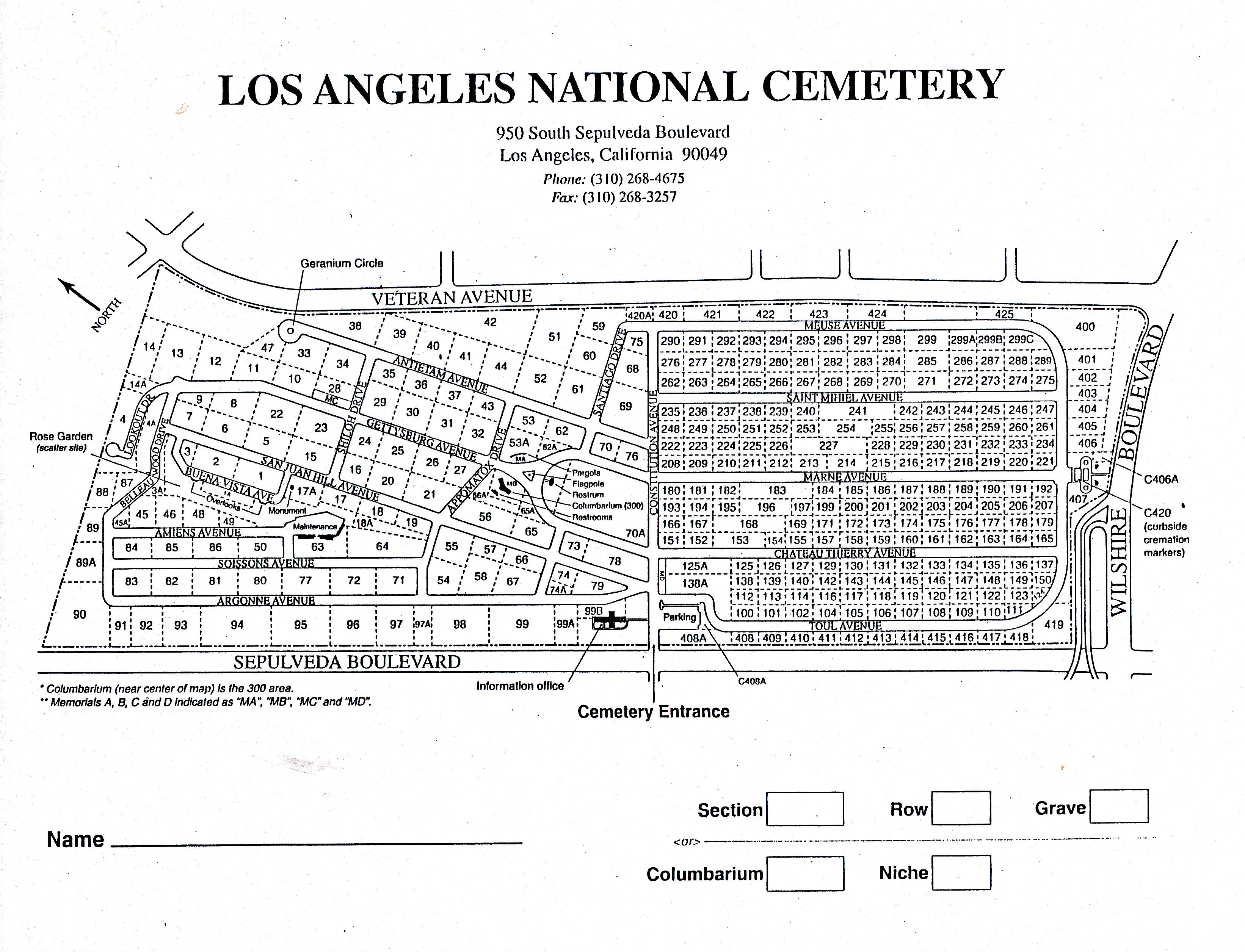 Los Angeles National Cemetery бульвар Уилшир. Кладбище 2 Асбест схема. Ganei ester Cemetery карта захоронений. Карта кладбища д.Германсдорф.